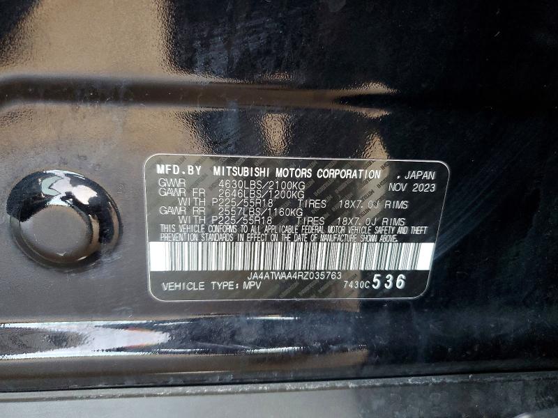 Продаж на аукціоні авто 2024 Mitsubishi Eclipse Cross, vin: JA4ATWAA4RZ035763, номер лоту: 72569605