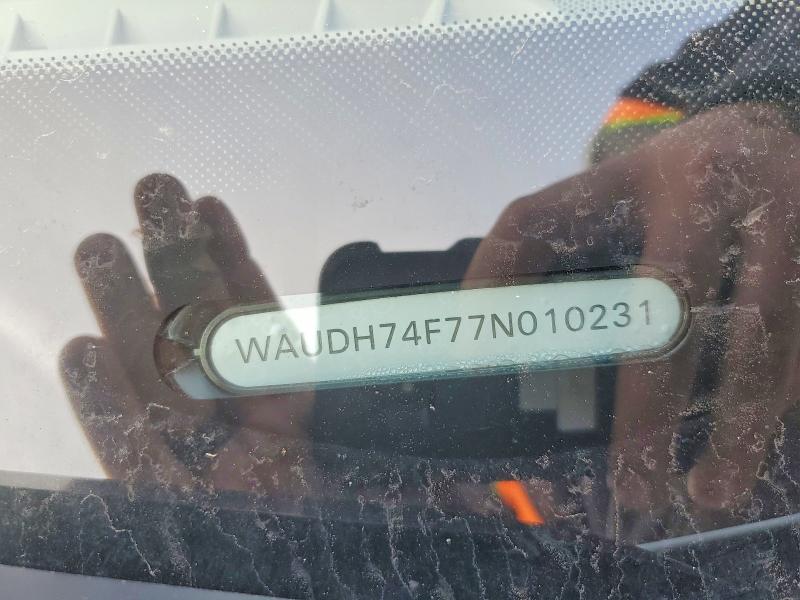 98473455 :رقم المزاد ، WAUDH74F77N010231 vin ، 2007 Audi A6 3.2 Qua مزاد بيع