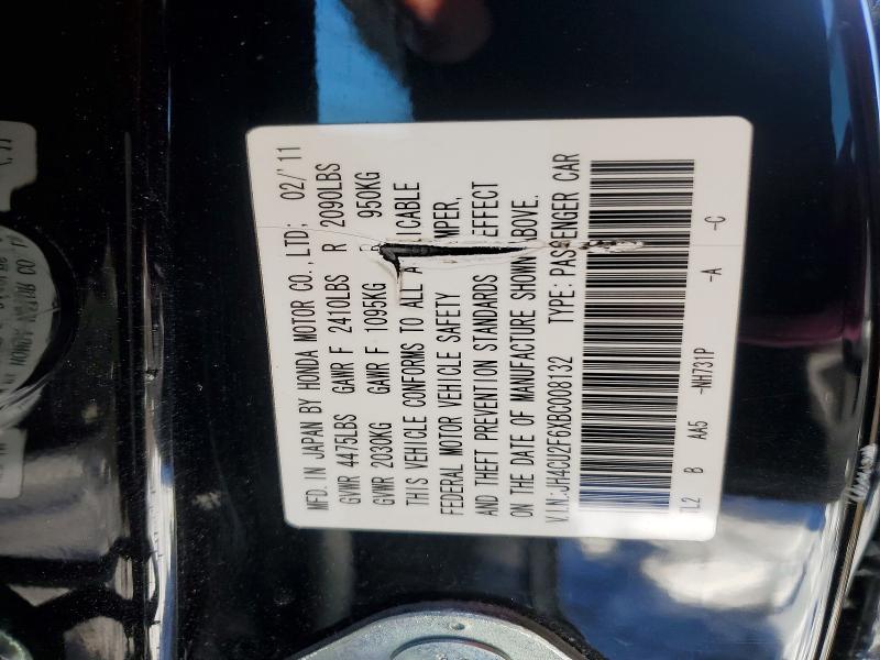 Aukcja sprzedaży 2011 Acura Tsx, vin: JH4CU2F6XBC008132, numer aukcji: 74635115