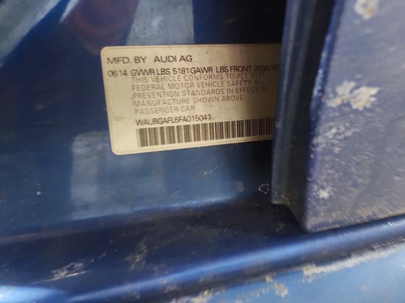 74090435 :رقم المزاد ، WAUBGAFL6FA015047 vin ، 2015 Audi S4 مزاد بيع