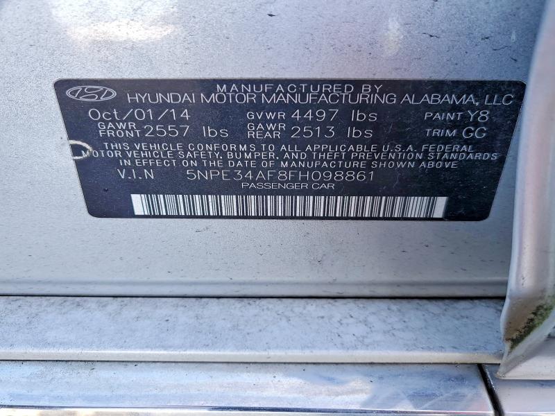 Продажа на аукционе авто 2015 Hyundai Sonata, vin: 5NPE34AF8FH098861, номер лота: 99490995