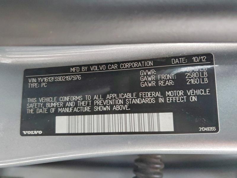 Продаж на аукціоні авто 2013 Volvo S60 T5, vin: YV1612FS9D2197976, номер лоту: 73461755