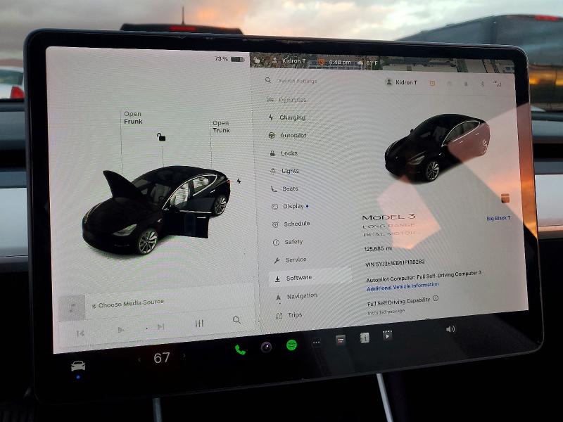 Aukcja sprzedaży 2018 Tesla Model 3, vin: 5YJ3E1EB6JF188282, numer aukcji: 99856305