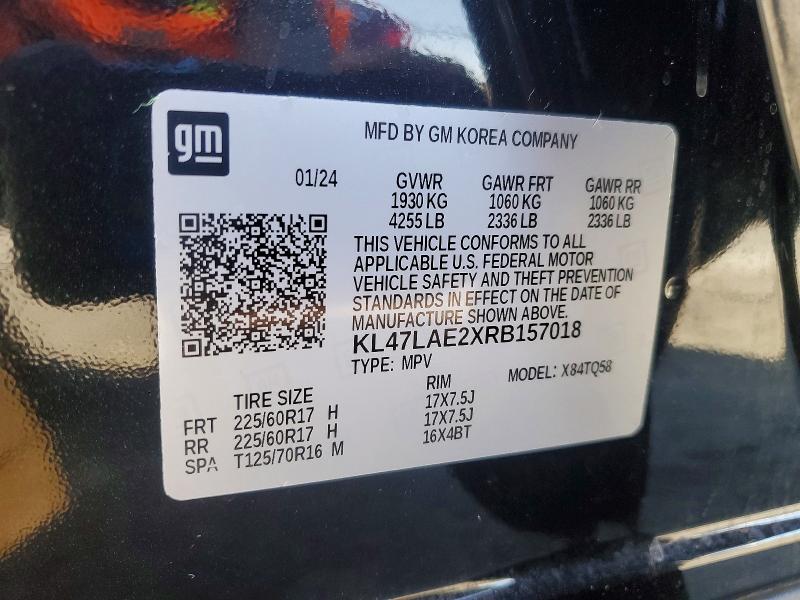 Aukcja sprzedaży 2024 Buick Envista, vin: KL47LAE2XRB157018, numer aukcji: 75103295