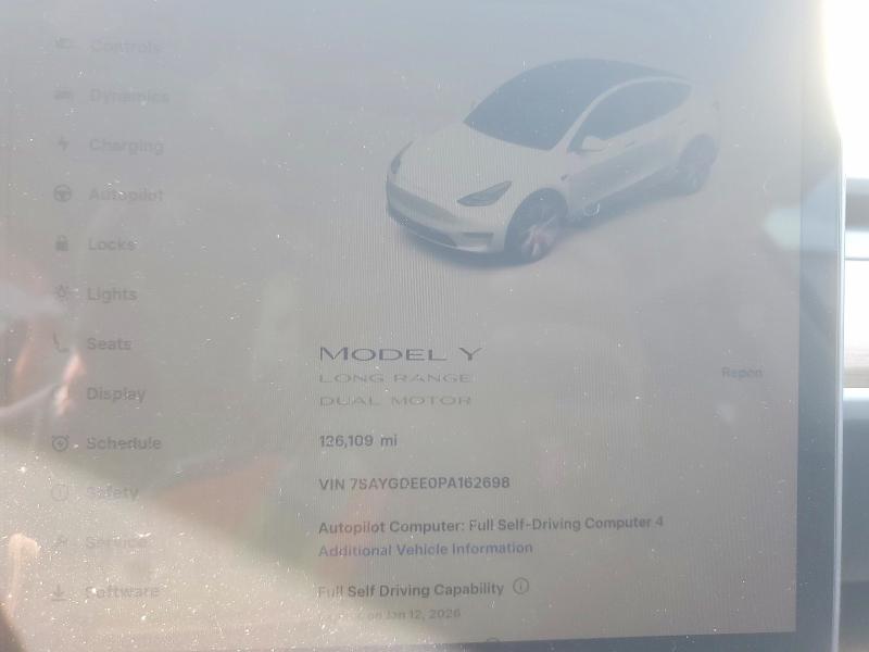 Aukcja sprzedaży 2023 Tesla Model Y, vin: 7SAYGDEE0PA162698, numer aukcji: 97790915