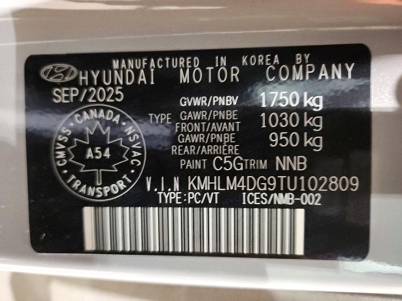 Продажа на аукционе авто 2026 Hyundai Elantra Se, vin: KMHLM4DG9TU102809, номер лота: 99465725