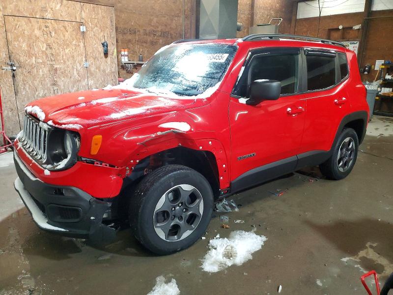 99565455 :رقم المزاد ، ZACCJBAB8JPH43782 vin ، 2018 Jeep Renegade مزاد بيع