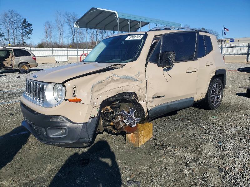 Продаж на аукціоні авто 2016 Jeep Renegade, vin: ZACCJADT8GPC79335, номер лоту: 73189985