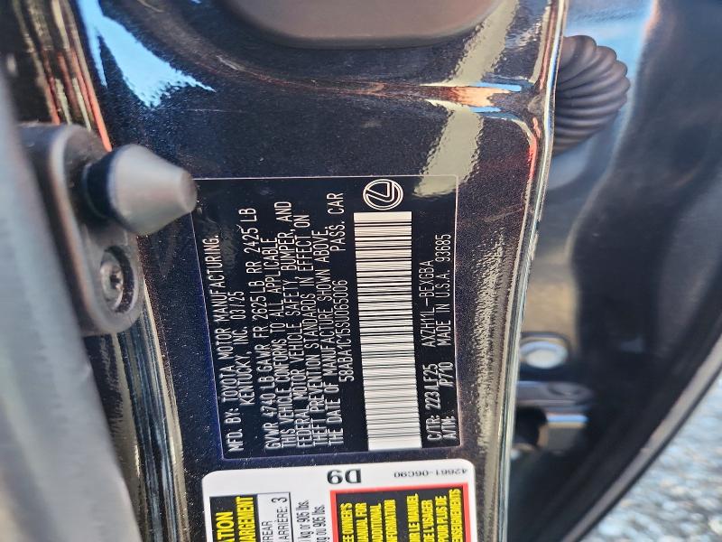 Продажа на аукционе авто 2025 Lexus Es 300h F, vin: 58ABA1C15SU065006, номер лота: 99877325