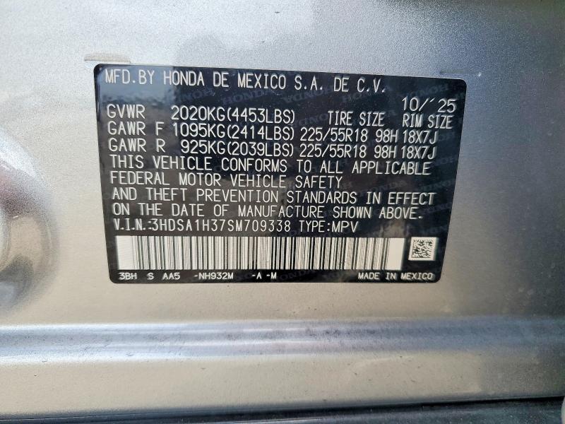 Продаж на аукціоні авто 2025 Acura Adx, vin: 3HDSA1H37SM709338, номер лоту: 74344425