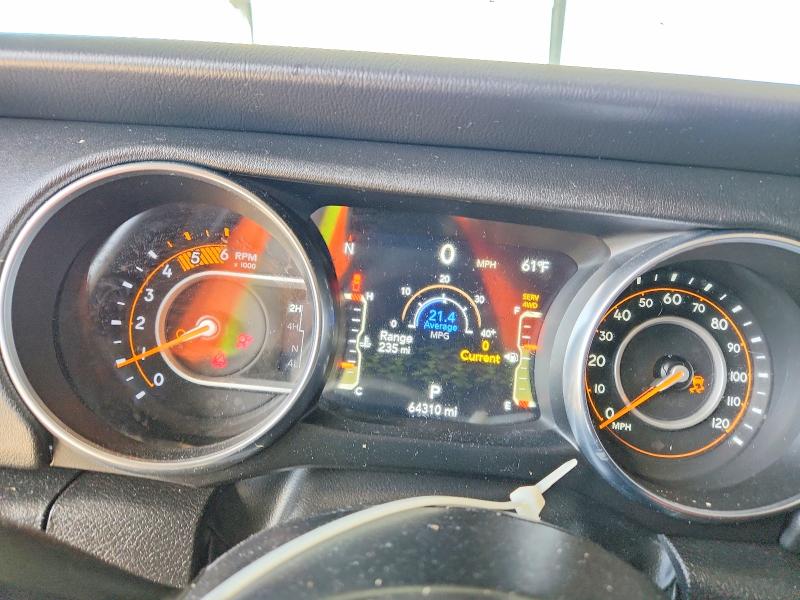 75156135 :رقم المزاد ، 1C6JJTFM5NL154617 vin ، 2022 Jeep Gladiator مزاد بيع