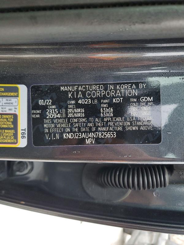 Aukcja sprzedaży 2022 Kia Soul, vin: KNDJ23AU4N7825653, numer aukcji: 99798675