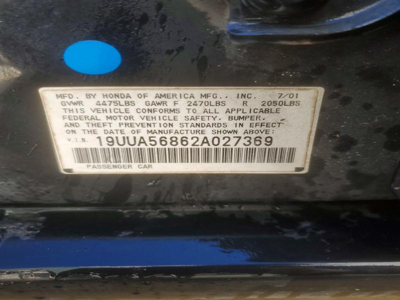 Aukcja sprzedaży 2002 Acura 3.2tl Type, vin: 19UUA56862A027369, numer aukcji: 74956365