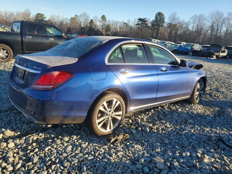 72585075 :رقم المزاد ، W1KWF8EB4MR615465 vin ، 2021 Mercedes-benz C 300 4mat مزاد بيع