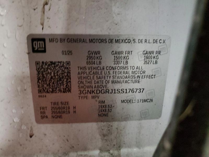 Продаж на аукціоні авто 2025 Chevrolet Blazer, vin: 3GNKDGRJ1SS176737, номер лоту: 99479125
