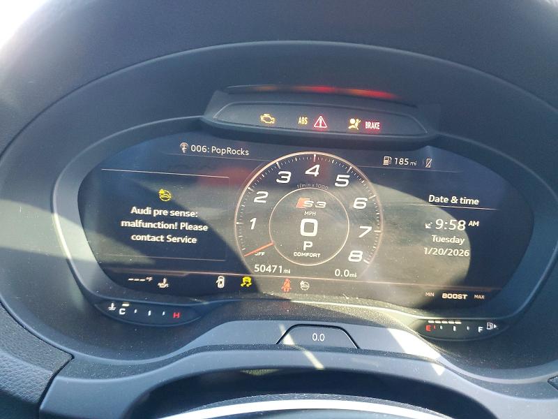 2018 Audi S3 მანქანა იყიდება აუქციონზე, vin: WAUB1GFF4J1032839, აუქციონის ნომერი: 73506115