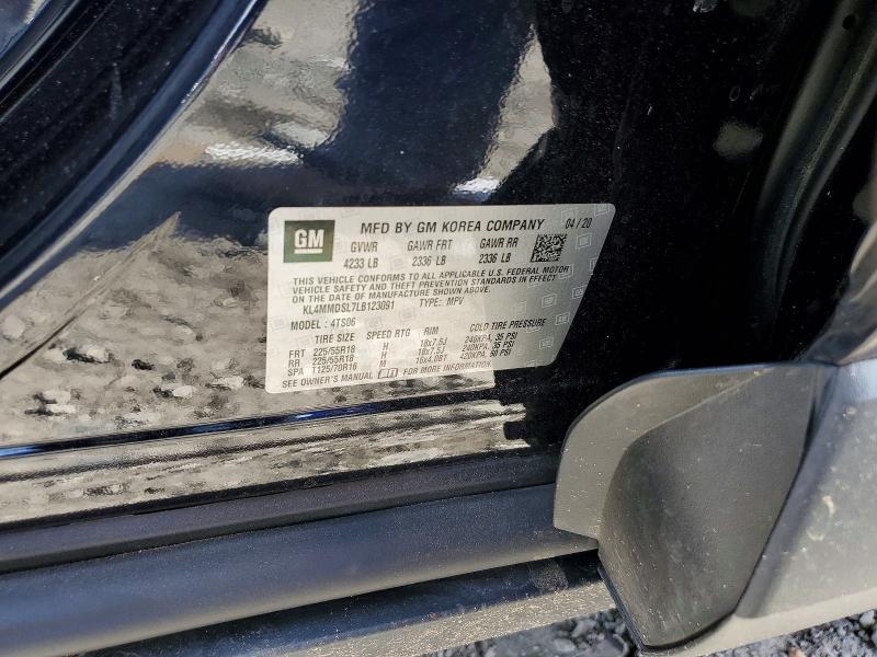 2020 Buick Encore Gx მანქანა იყიდება აუქციონზე, vin: KL4MMDSL7LB123091, აუქციონის ნომერი: 75233385