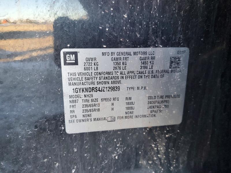 Продаж на аукціоні авто 2018 Cadillac Xt5, vin: 1GYKNDRS4JZ129839, номер лоту: 74734755
