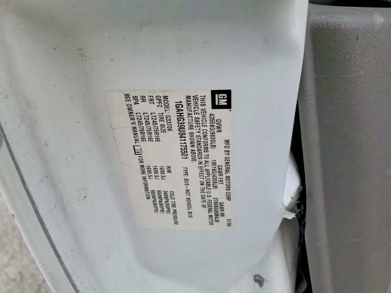2004 Chevrolet Express G3500 მანქანა იყიდება აუქციონზე, vin: 1GAHG39U841175501, აუქციონის ნომერი: 73933385
