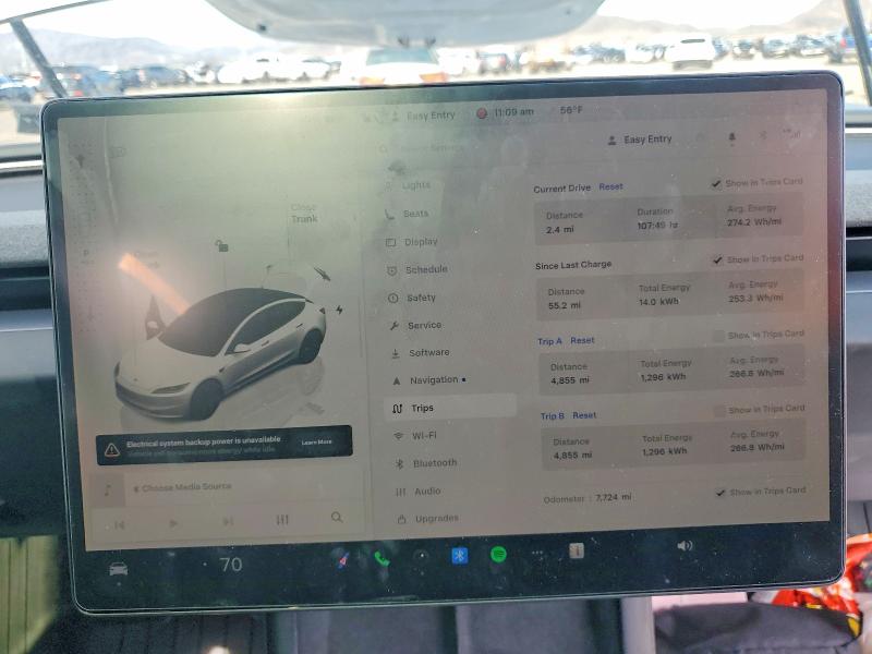 72976365 :رقم المزاد ، 5YJ3E1EA1SF943315 vin ، 2025 Tesla Model 3 مزاد بيع