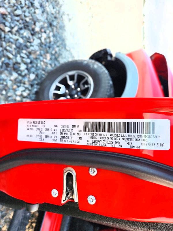 2016 Ram 1500 მანქანა იყიდება აუქციონზე, vin: 1C6RR7YT4GS399523, აუქციონის ნომერი: 72661215