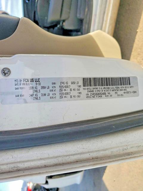 74420955 :رقم المزاد ، 2C4RDGBG8KR524858 vin ، 2019 Dodge Grand Caravan مزاد بيع