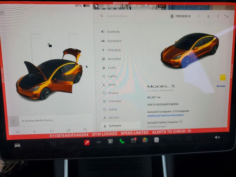 73550555 :رقم المزاد ، 5YJ3E1EA8JF040254 vin ، 2018 Tesla Model 3 مزاد بيع
