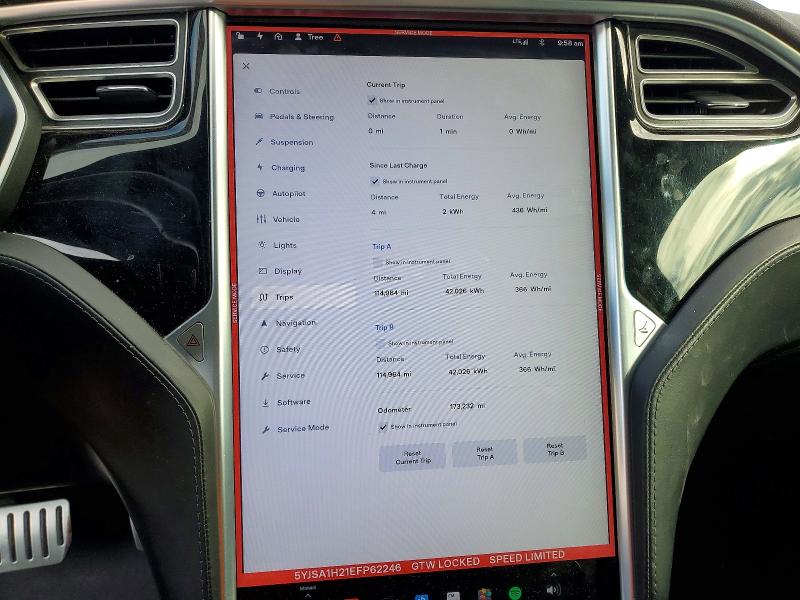 Aukcja sprzedaży 2014 Tesla Model S, vin: 5YJSA1H21EFP62246, numer aukcji: 72987995