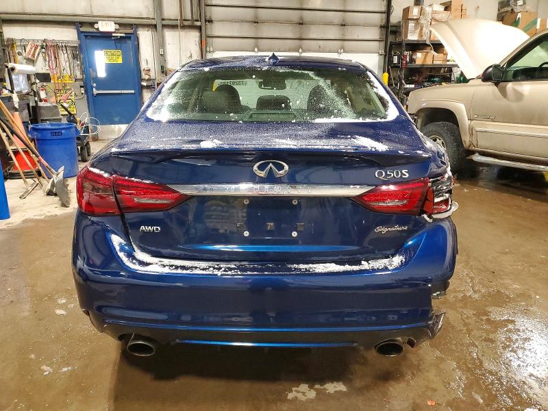 2019 Infiniti Q50s მანქანა იყიდება აუქციონზე, vin: JN1EV7AR3KM592957, აუქციონის ნომერი: 73297185