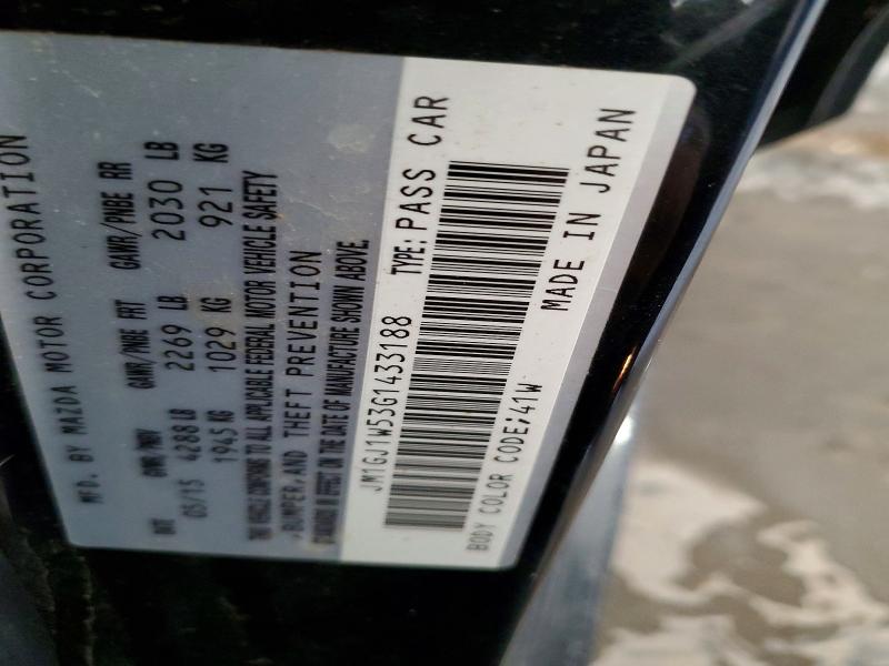 Auction sale of the 2016 Mazda 6, vin: JM1GJ1W53G1433188, lot number: 74455365