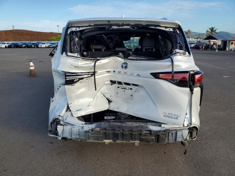 99907605 :رقم المزاد ، 5TDESKFC1NS061875 vin ، 2022 Toyota Sienna مزاد بيع