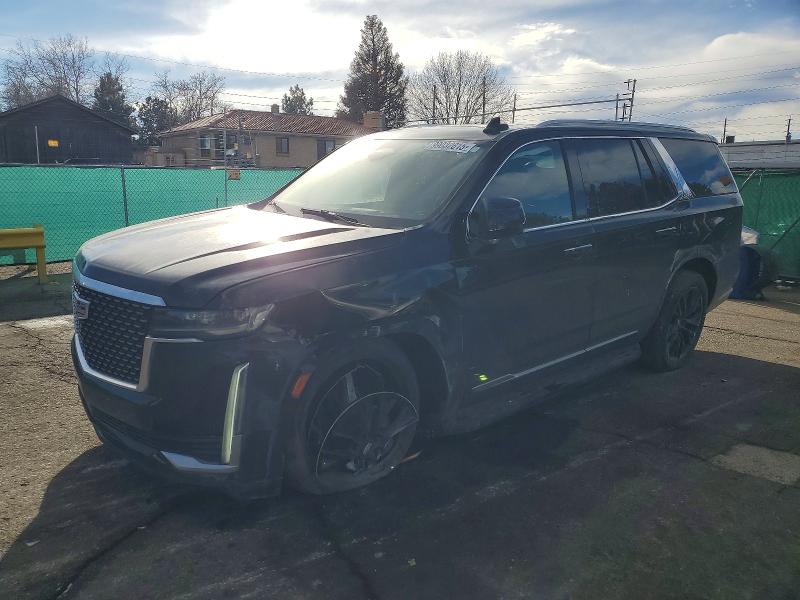 99032815 :رقم المزاد ، 1GYS4BKL8MR375730 vin ، 2021 Cadillac Escalade P مزاد بيع