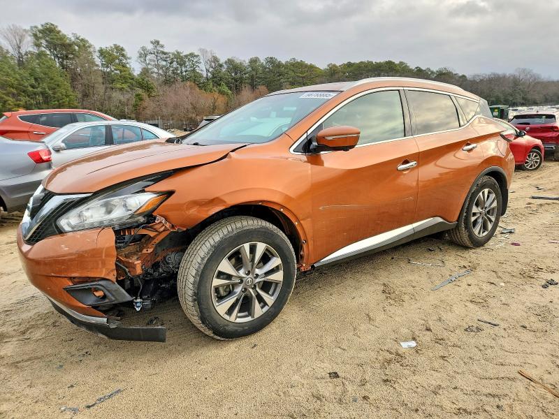 2015 Nissan Murano მანქანა იყიდება აუქციონზე, vin: 5N1AZ2MHXFN272584, აუქციონის ნომერი: 98755885