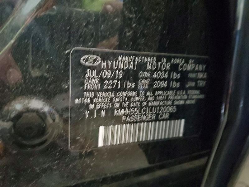 Продажа на аукционе авто 2020 Hyundai Elantra Gt, vin: KMHH55LC1LU120065, номер лота: 75445755
