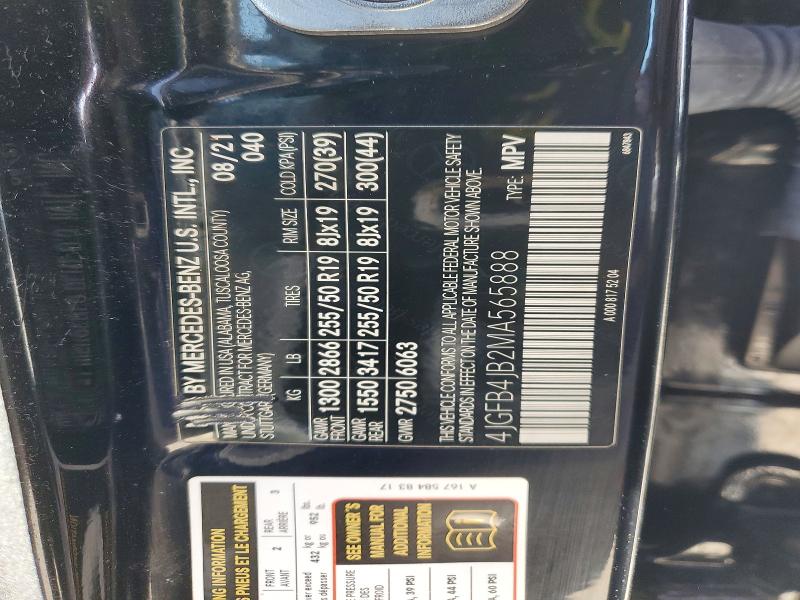 2021 Mercedes-benz Gle 350 მანქანა იყიდება აუქციონზე, vin: 4JGFB4JB2MA565888, აუქციონის ნომერი: 99797085