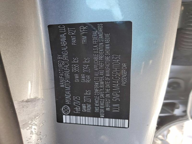 Aukcja sprzedaży 2023 Hyundai Elantra, vin: 5NPLM4AG5PH110432, numer aukcji: 73448355
