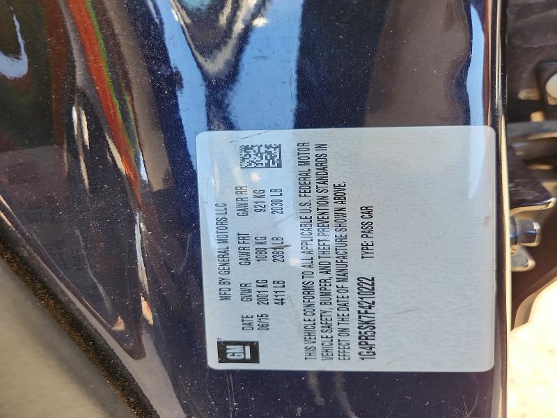 Продаж на аукціоні авто 2015 Buick Verano, vin: 1G4PR5SK7F4210222, номер лоту: 74092875