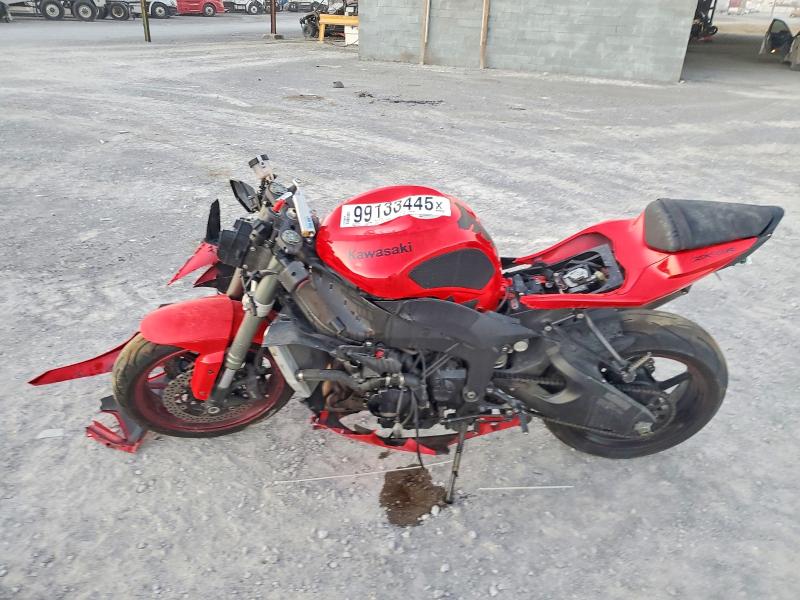 99133445 :رقم المزاد ، JKAZX4R11AA019121 vin ، 2010 Kawasaki Zx600 مزاد بيع