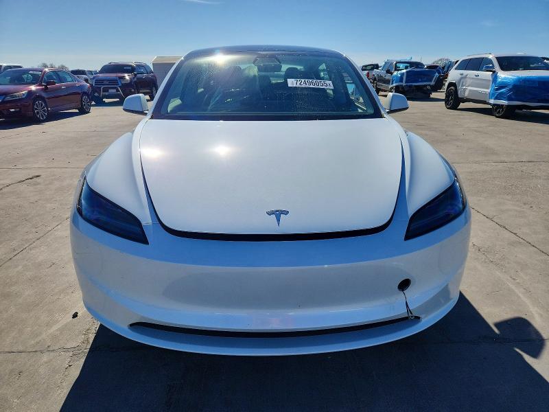 Продаж на аукціоні авто 2025 Tesla Model 3, vin: 5YJ3E1EA4SF042116, номер лоту: 72496055