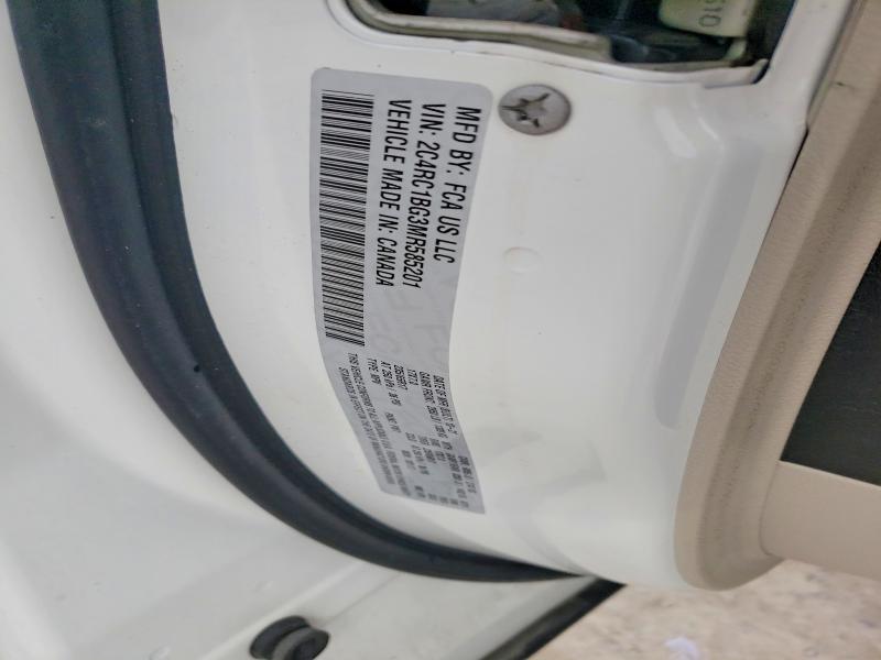 75008065 :رقم المزاد ، 2C4RC1BG3MR585201 vin ، 2021 Chrysler Pacifica مزاد بيع