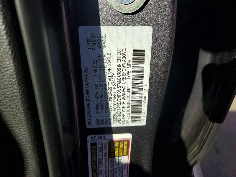 Продаж на аукціоні авто 2020 Acura Rdx, vin: 5J8TC1H35LL020497, номер лоту: 73109625
