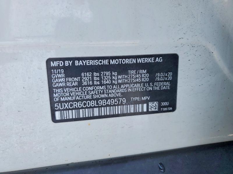 Продажа на аукционе авто 2020 Bmw X5, vin: 5UXCR6C08L9B49579, номер лота: 73654365
