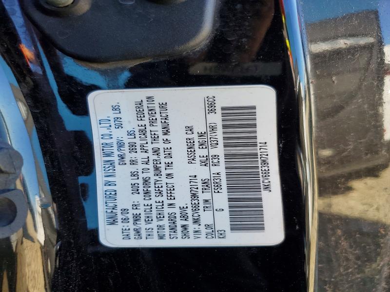 Auction sale of the 2009 Infiniti G37, vin: JNKCV66E39M721714, lot number: 99208965