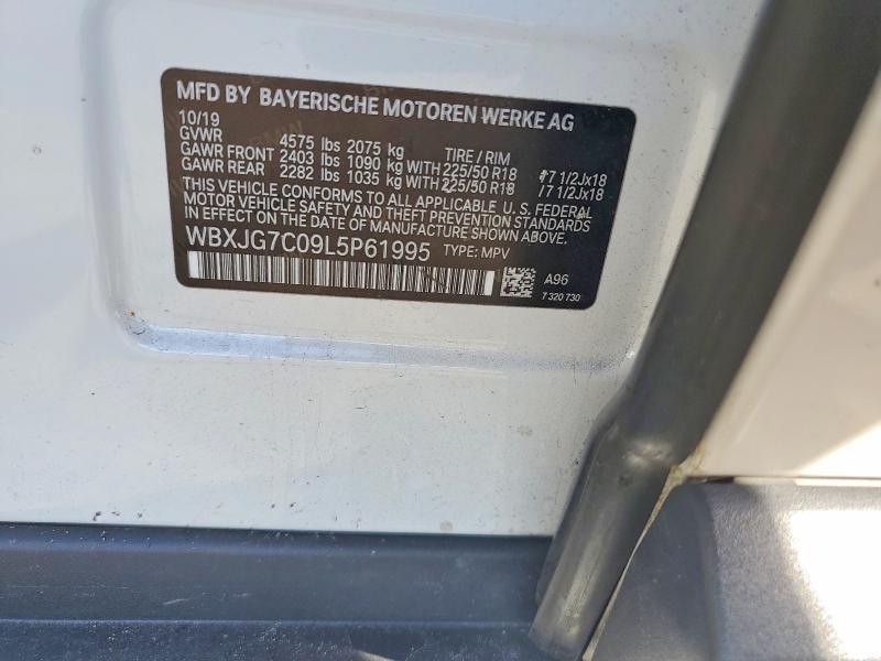 Продаж на аукціоні авто 2020 Bmw X1, vin: WBXJG7C09L5P61995, номер лоту: 74090225