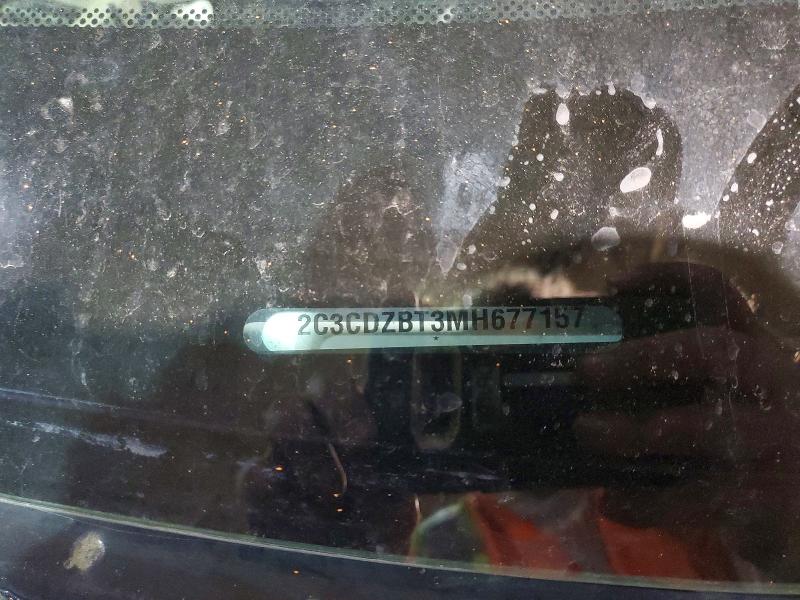 73027885 :رقم المزاد ، 2C3CDZBT3MH677157 vin ، 2021 Dodge Challenger مزاد بيع