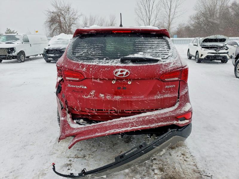 73259435 :رقم المزاد ، 5XYZT3LB8JG558011 vin ، 2018 Hyundai Santa Fe Sport مزاد بيع