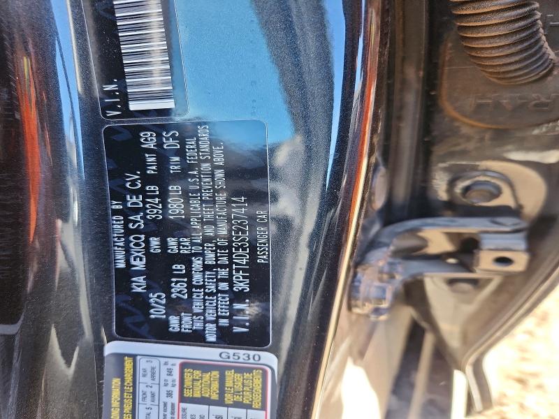 Aukcja sprzedaży 2025 Kia K4, vin: 3KPFT4DE3SE237414, numer aukcji: 99276405
