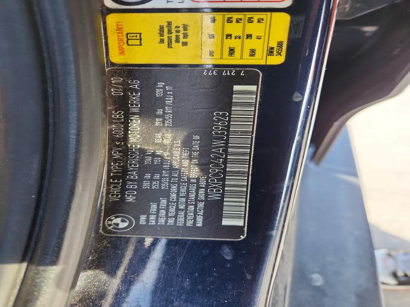 Aukcja sprzedaży 2010 Bmw X3 Xdrive3, vin: WBXPC9C42AWJ39623, numer aukcji: 72319885