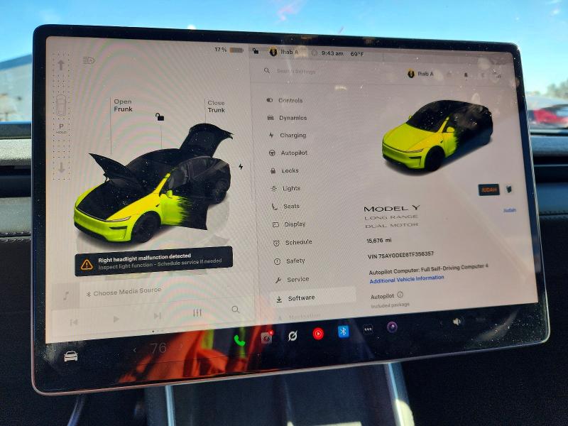 Aukcja sprzedaży 2026 Tesla Model Y, vin: 7SAYGDEE6TF356357, numer aukcji: 73401965