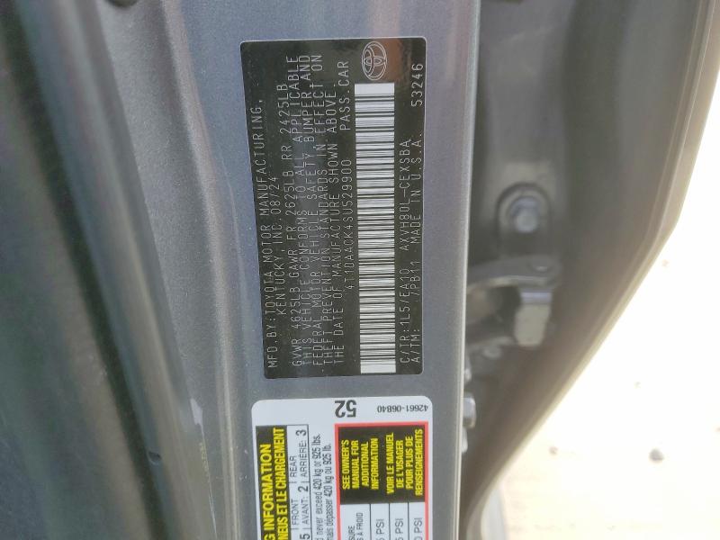 Продажа на аукционе авто 2025 Toyota Camry, vin: 4T1DAACK4SU529900, номер лота: 73594185